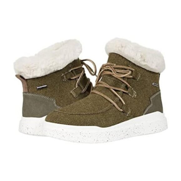 Romika Womens Helsinki Winter Fleece Boots Olive Eu Size : 39 / 8 - 8/5 NIB - Picture 1 of 4